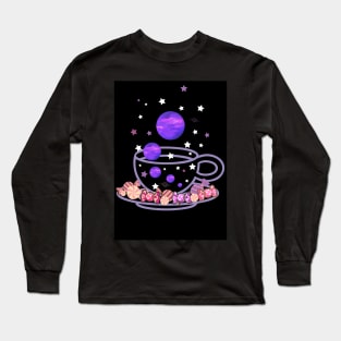 Space storm in a tea cup! Astronomy Long Sleeve T-Shirt